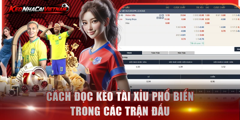 Cách đọc kèo tài xỉu phổ biến trong các trận đấu