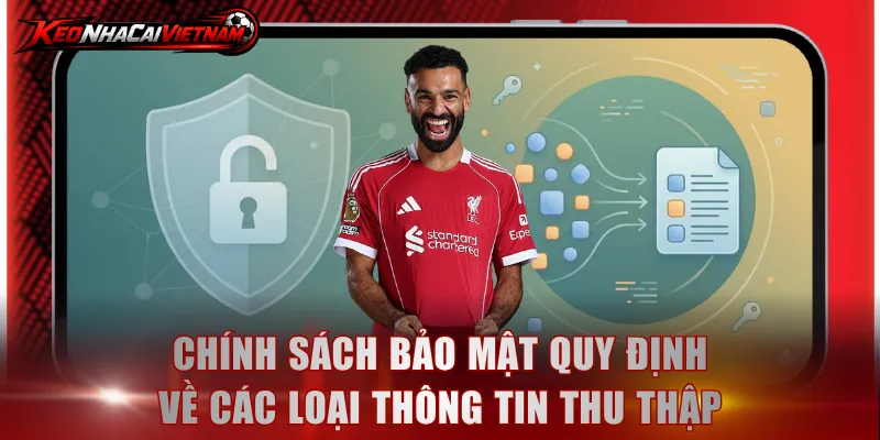 Chính sách bảo mật quy định về các loại thông tin thu thập