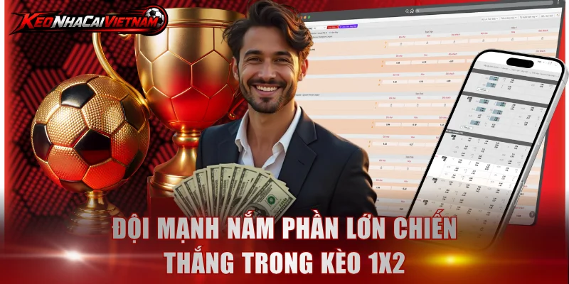 Đội mạnh nắm phần lớn chiến thắng trong kèo 1x2