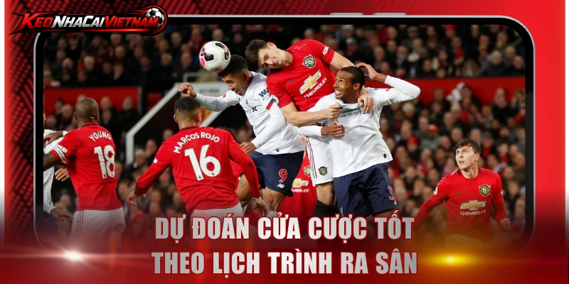 Dự đoán cửa cược tốt theo lịch trình ra sân