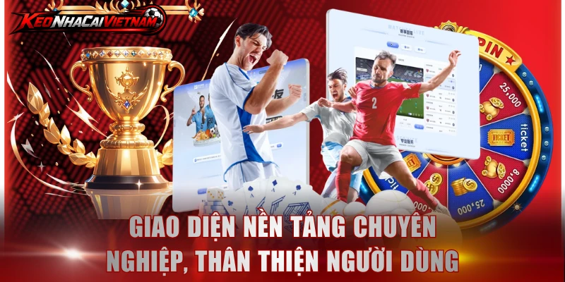 Giao diện nền tảng chuyên nghiệp, thân thiện người dùng