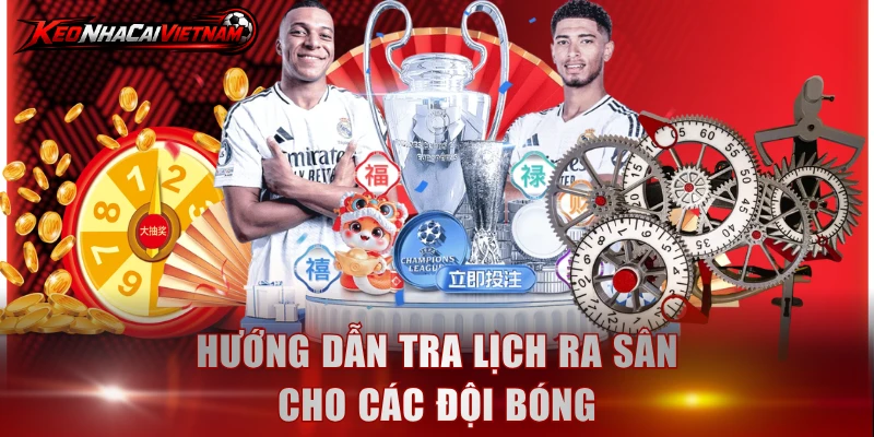 Hướng dẫn tra lịch ra sân cho các đội bóng