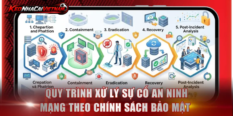 Quy trình xử lý sự cố an ninh mạng theo chính sách bảo mật 