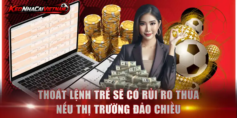 Thoát lệnh trễ sẽ có rủi ro thua nếu thị trường đảo chiều